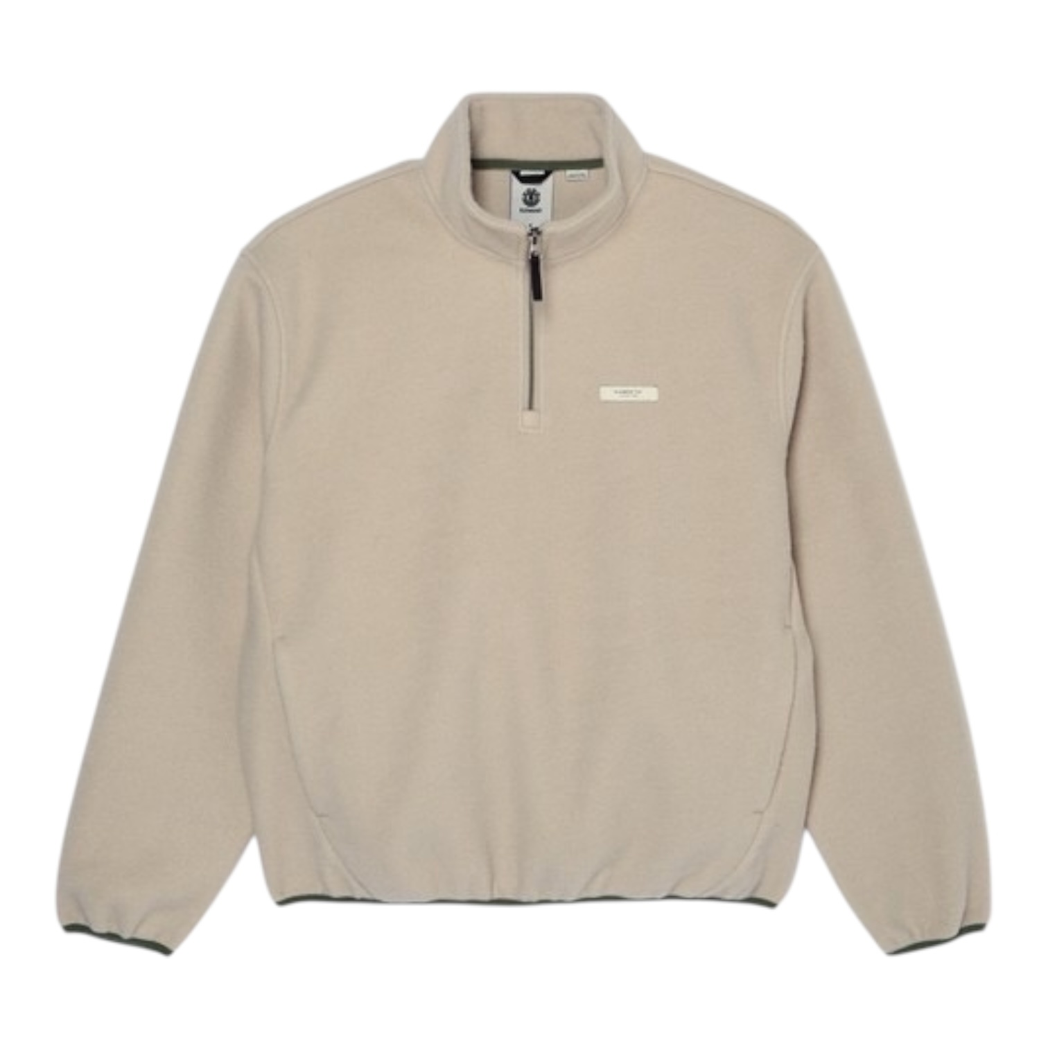 Element Sefton  1/4 Zip Fleece - Oatmeal Heather