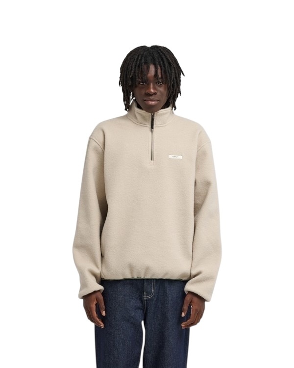 Element Sefton  1/4 Zip Fleece - Oatmeal Heather