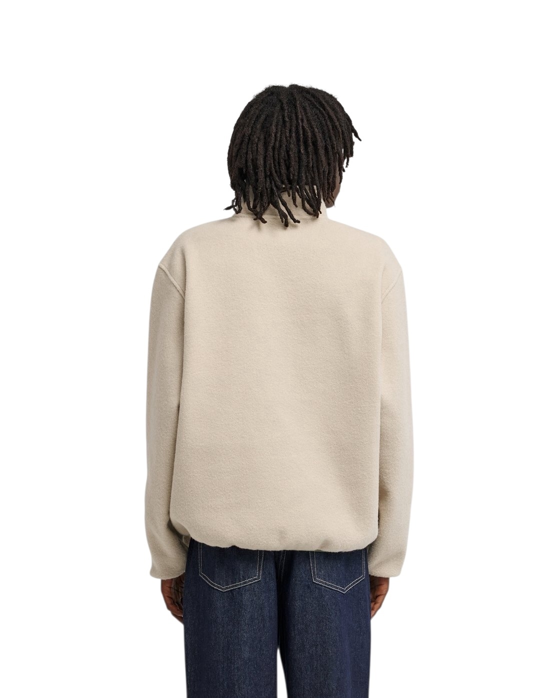 Element Sefton  1/4 Zip Fleece - Oatmeal Heather