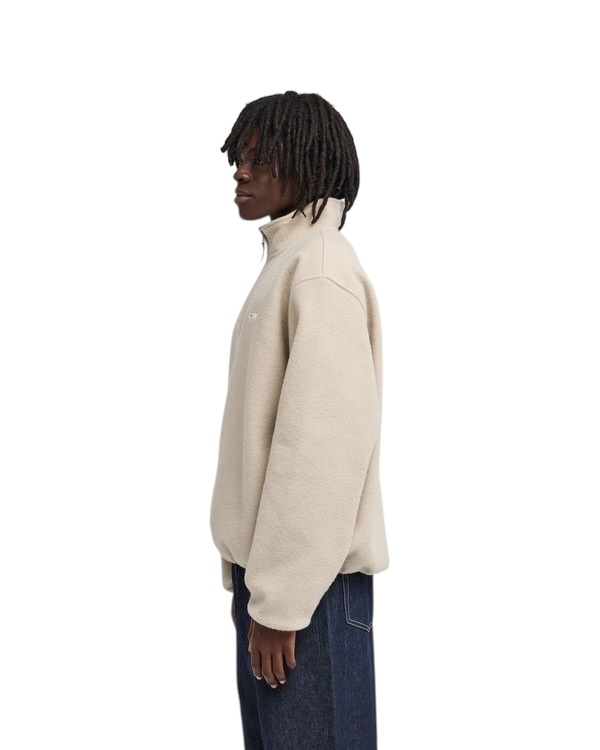 Element Sefton  1/4 Zip Fleece - Oatmeal Heather