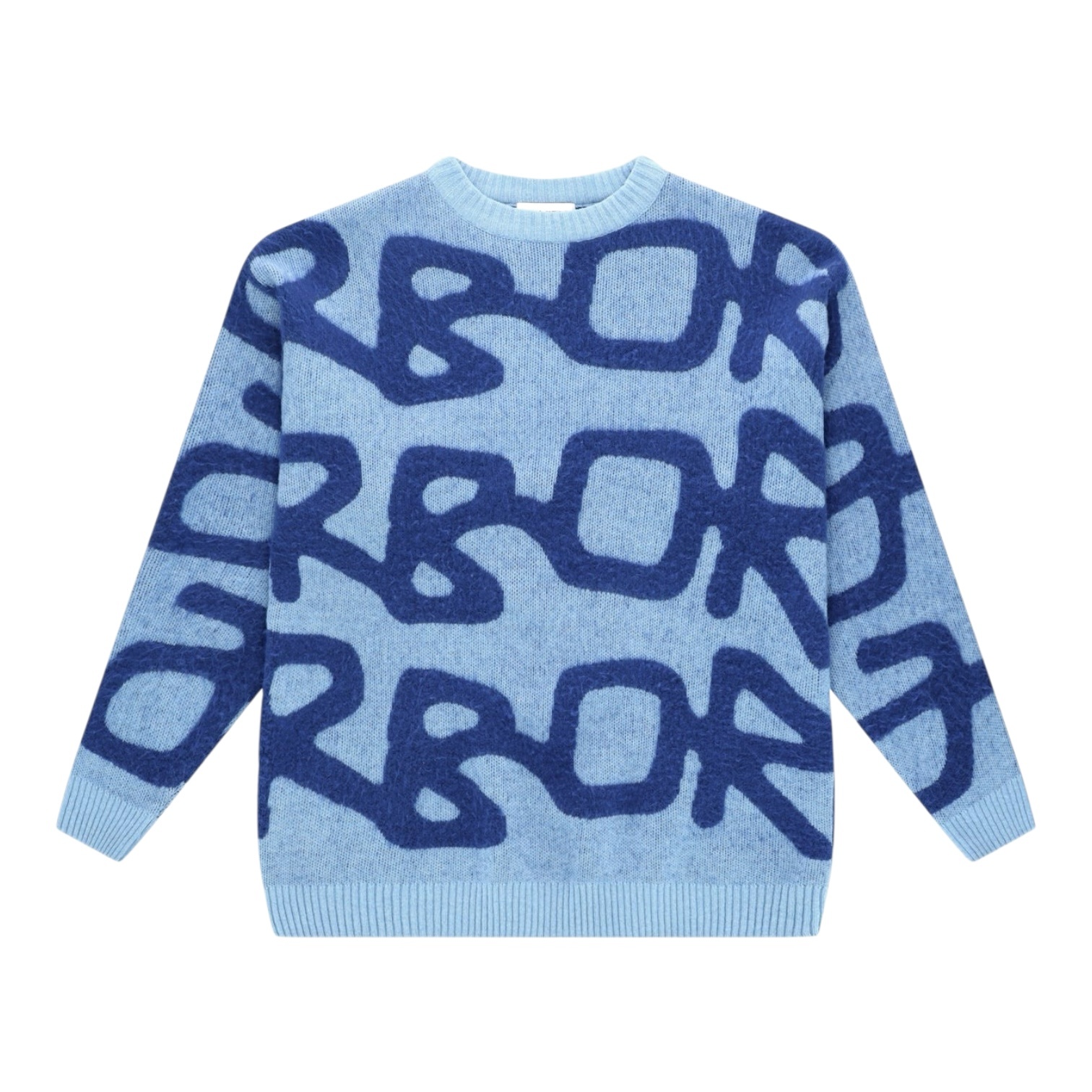 Arbor Antwerp Big Logo Alpaca Knit - Blue