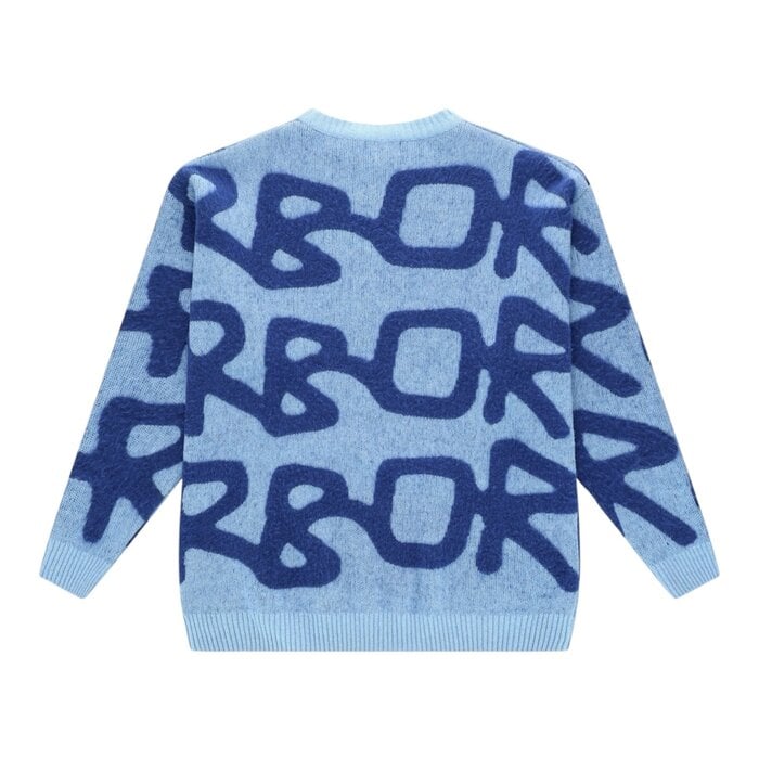 Arbor Antwerp Big Logo Alpaca Knit - Blue