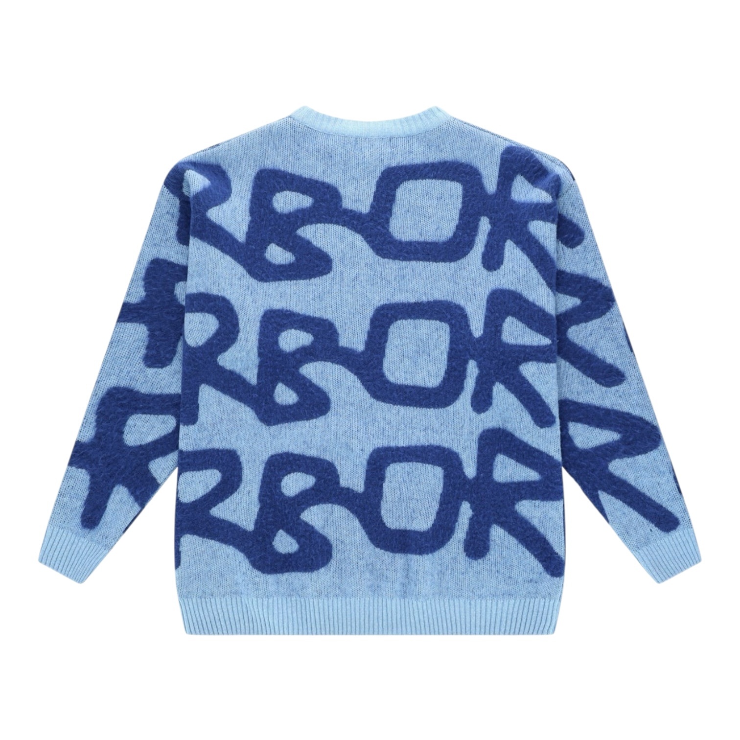 Arbor Antwerp Big Logo Alpaca Knit - Blue