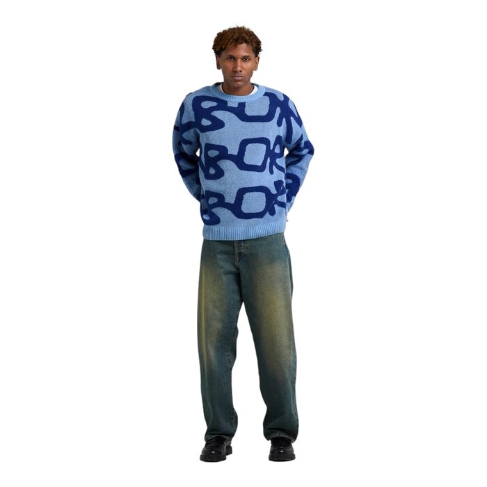 Arbor Antwerp Big Logo Alpaca Knit - Blue