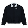 Cropped Fitted Jacket - Dark Navy