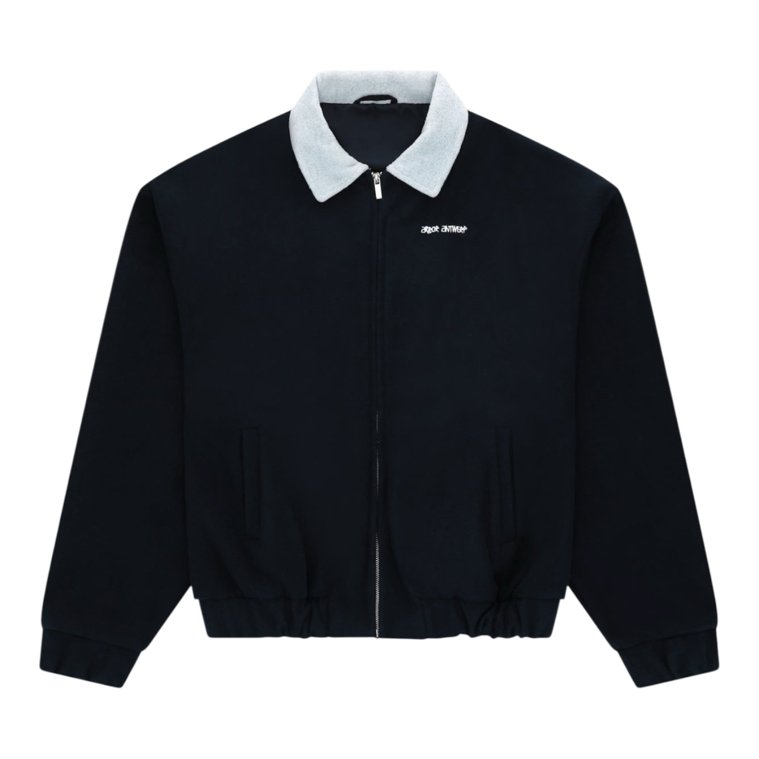 Arbor Antwerp Cropped Fitted Jacket - Dark Navy