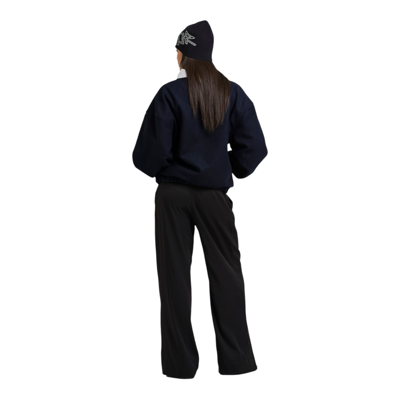 Arbor Antwerp Cropped Fitted Jacket - Dark Navy