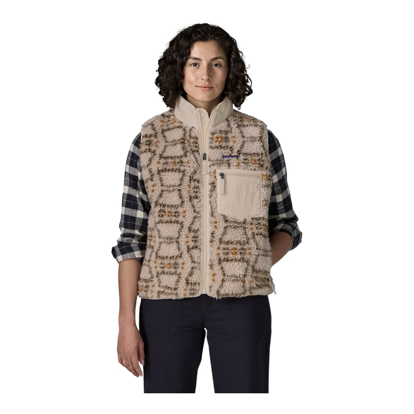 Patagonia W's Classic Retro-X Vest - Snowshoe Hare/Natural