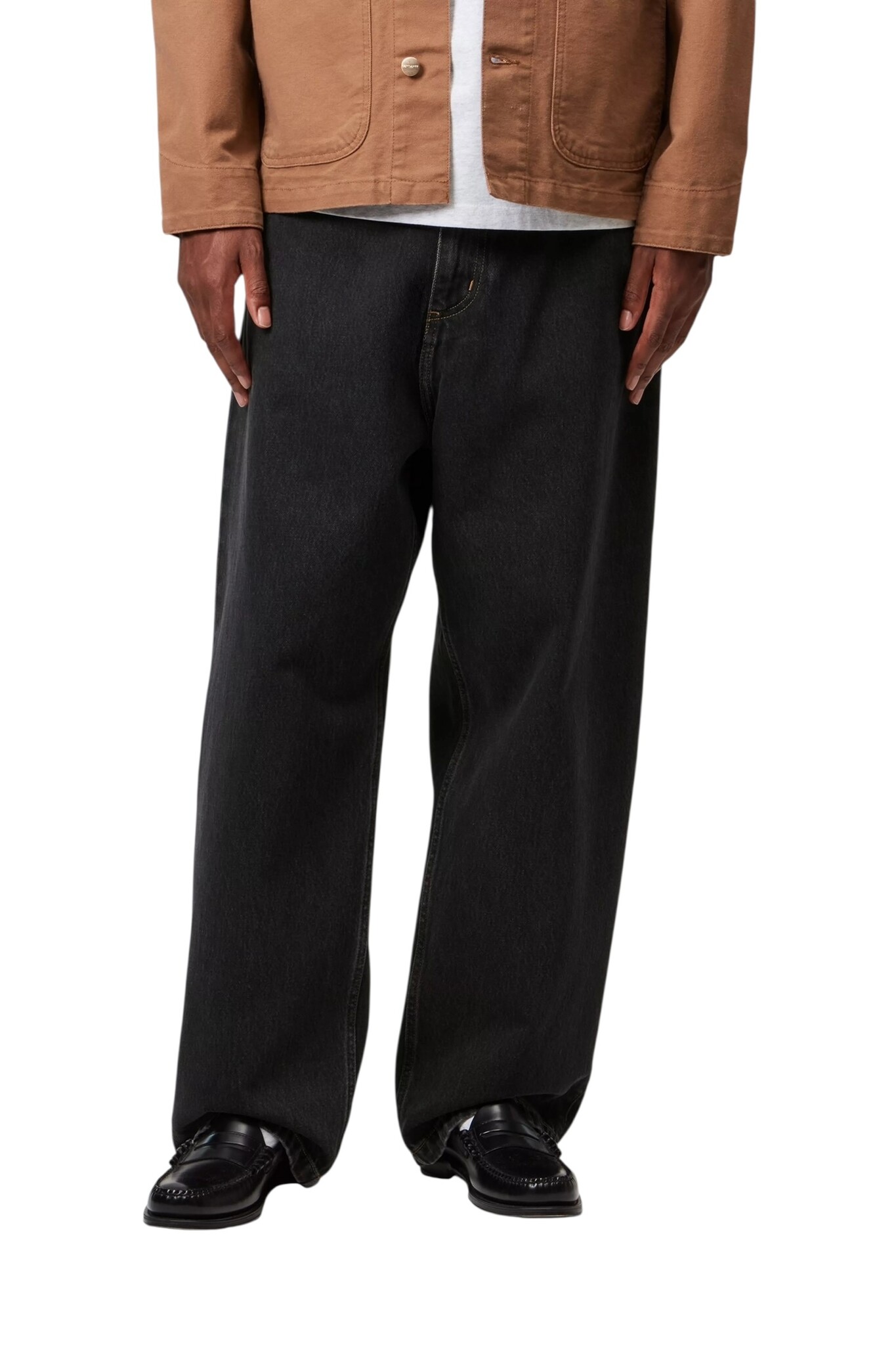 Carhartt WIP Brandon Pant - Black (Stone Washed)
