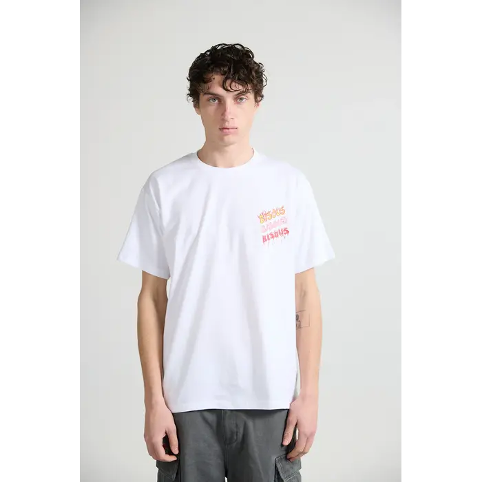Bisous Skateboards Hot Bisous Blood T-Shirt - White