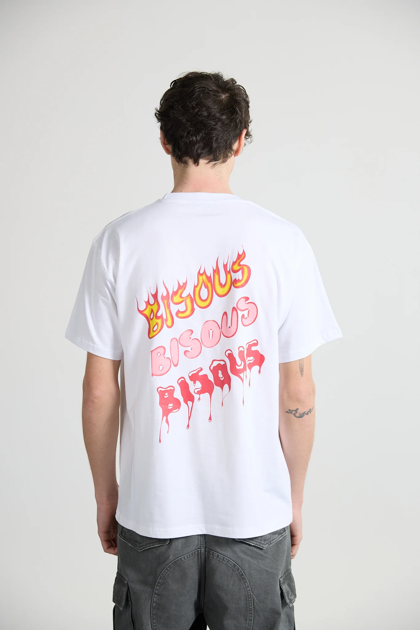 Bisous Skateboards Hot Bisous Blood T-Shirt - White