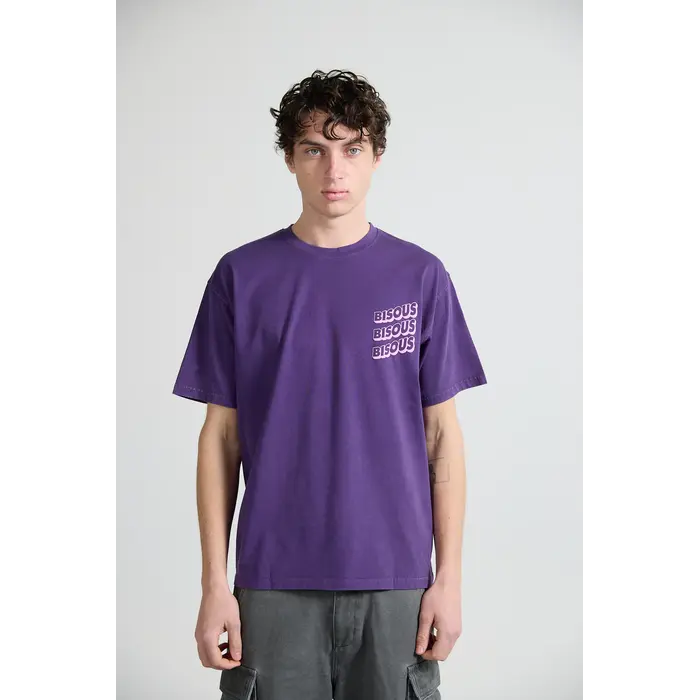 Bisous Skateboards Sonics T-Shirt - Purple