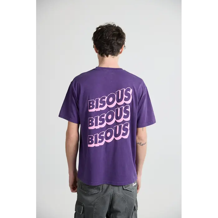 Bisous Skateboards Sonics T-Shirt - Purple