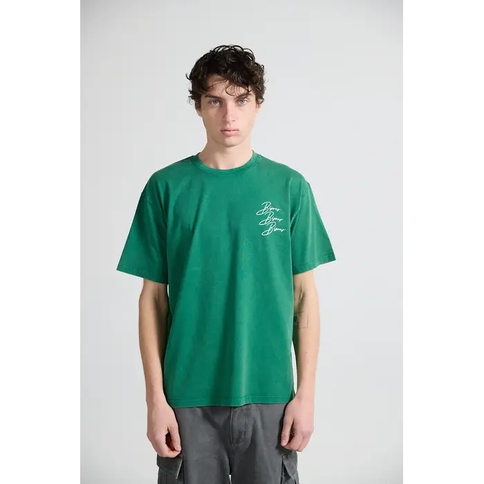 Bisous Skateboards Cigarette T-Shirt - Forest