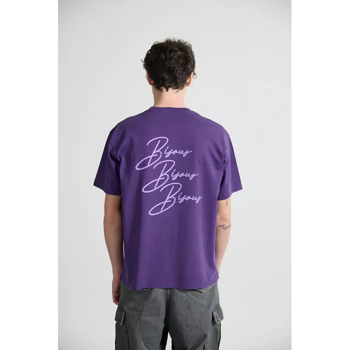 Bisous Skateboards Cigarette T-Shirt - Purple
