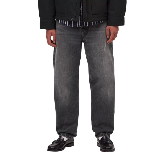 Carhartt WIP Newel Pant - Black Marble Used Washed