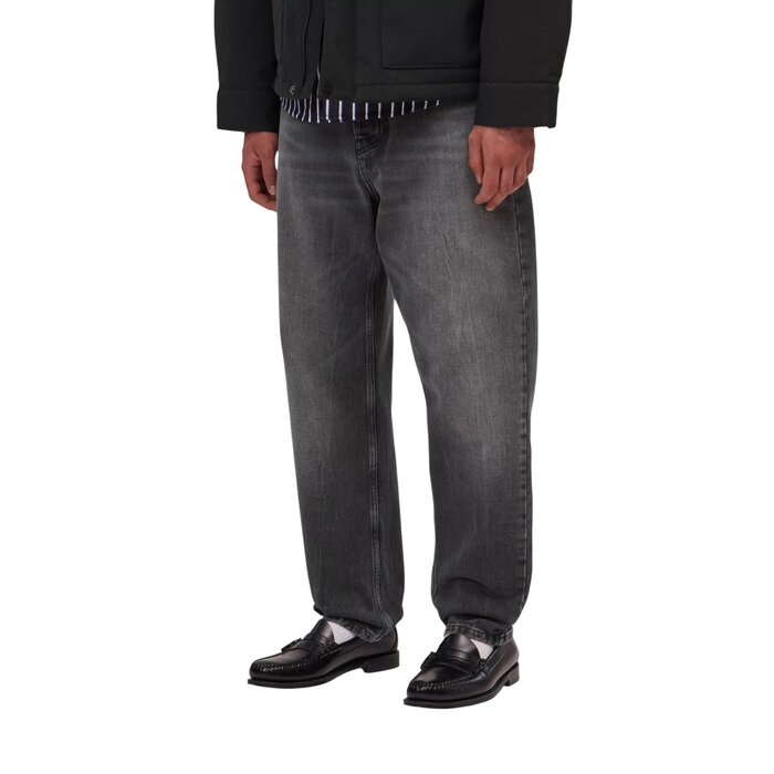 Carhartt WIP Newel Pant - Black Marble Used Washed
