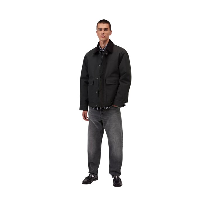 Carhartt WIP Newel Pant - Black Marble Used Washed
