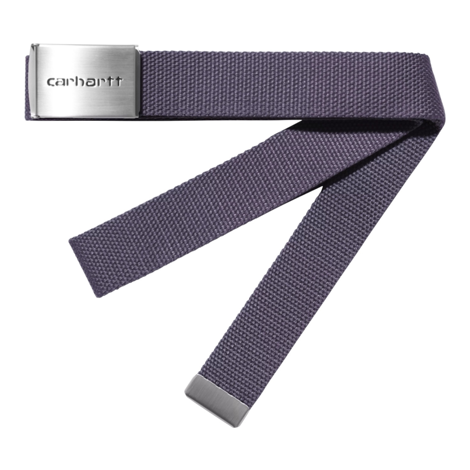 Carhartt WIP Clip Belt Chrome - Shady Purple
