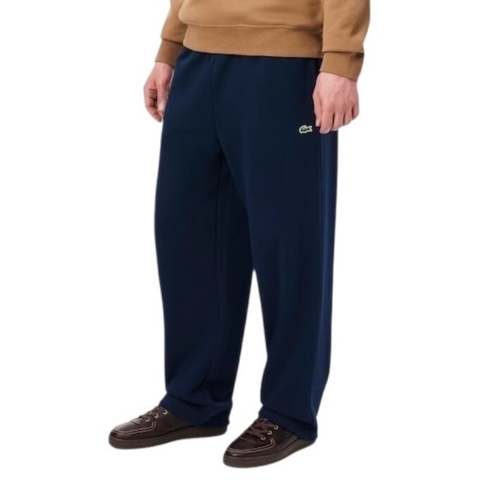 Lacoste Pantalon de survêtement molleton relaxed fit - Bleu Marine