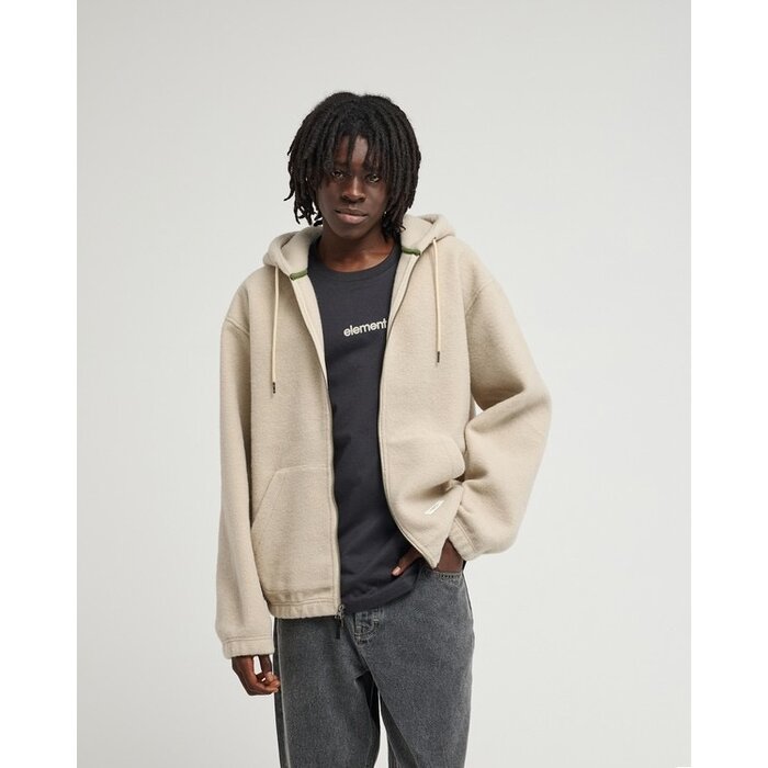 Element Sefton Full Zip Hoodie - Oatmeal Heather