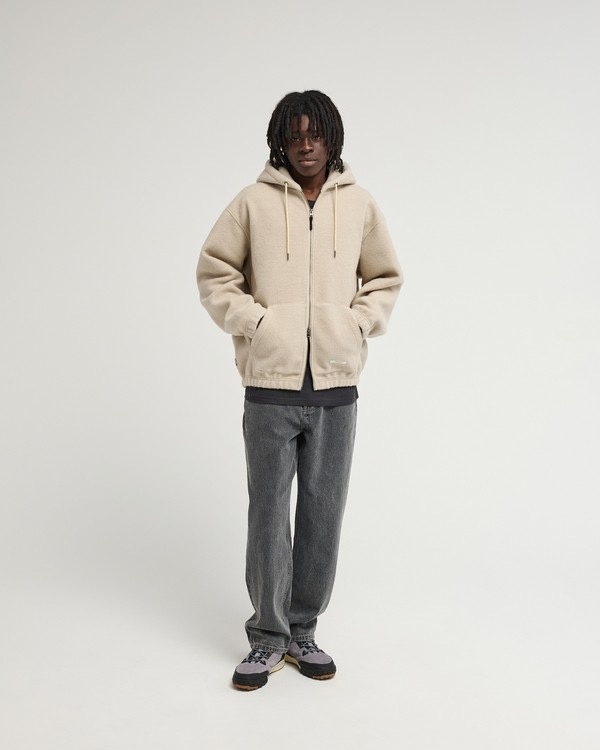 Element Sefton Full Zip Hoodie - Oatmeal Heather