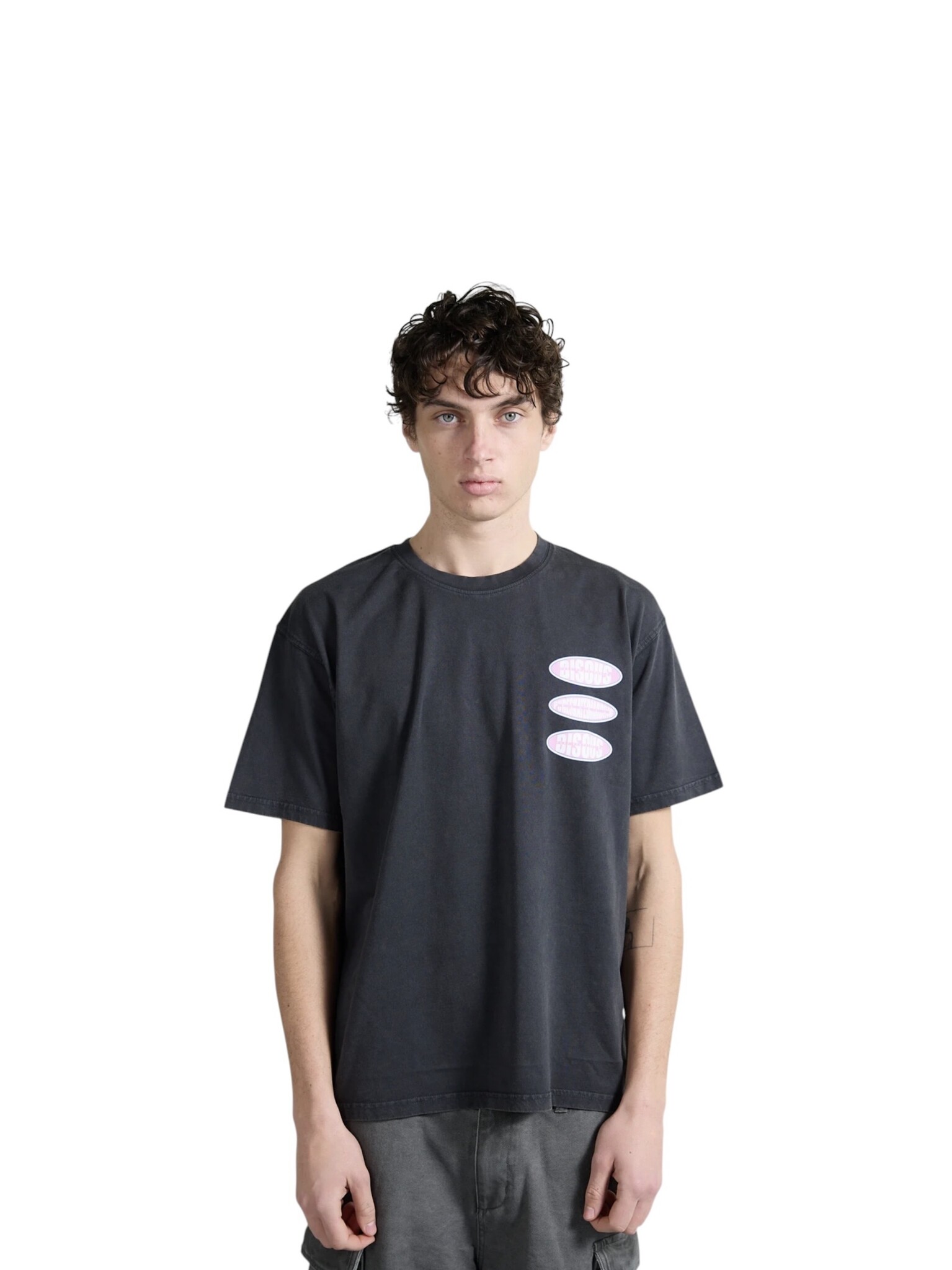 Bisous Skateboards Foundation T-Shirt - Grey