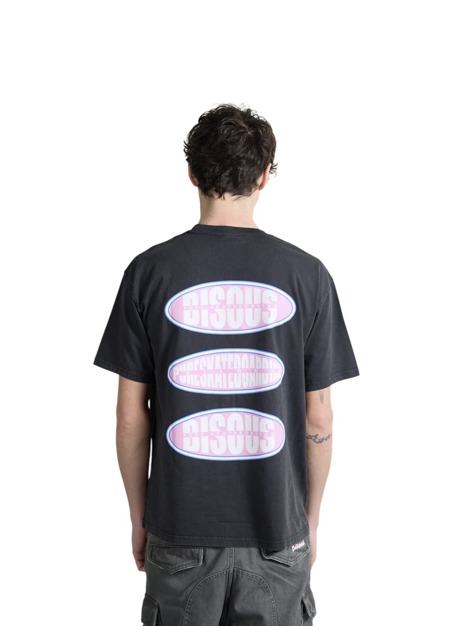 Bisous Skateboards Foundation T-Shirt - Grey