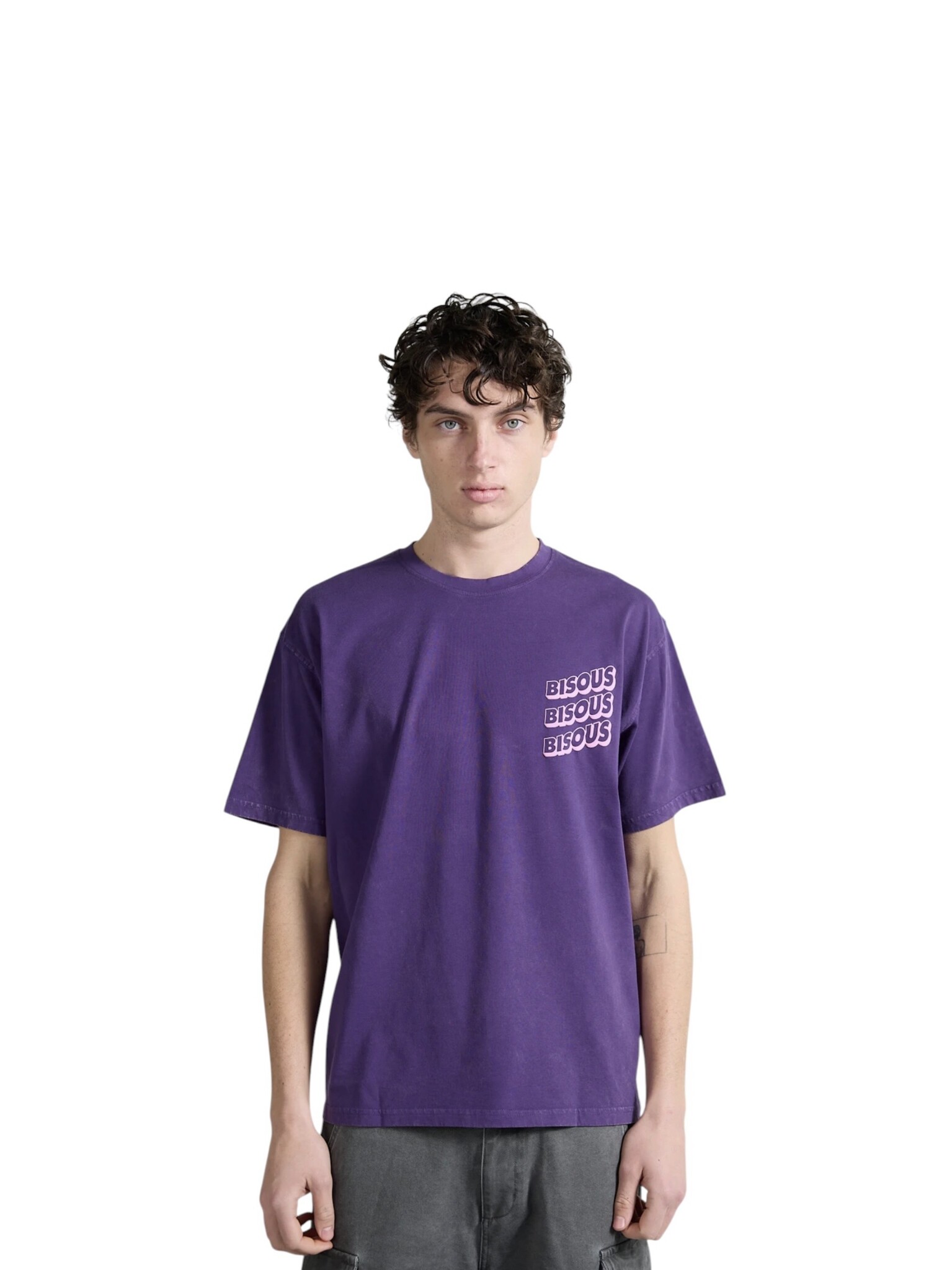 Bisous Skateboards Sonics T-Shirt - Purple