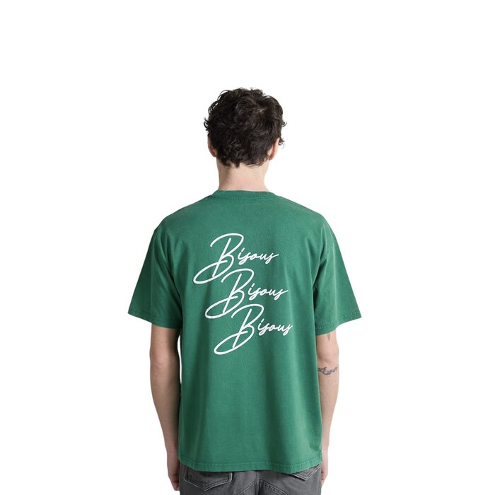 Bisous Skateboards Cigarette T-Shirt - Forest
