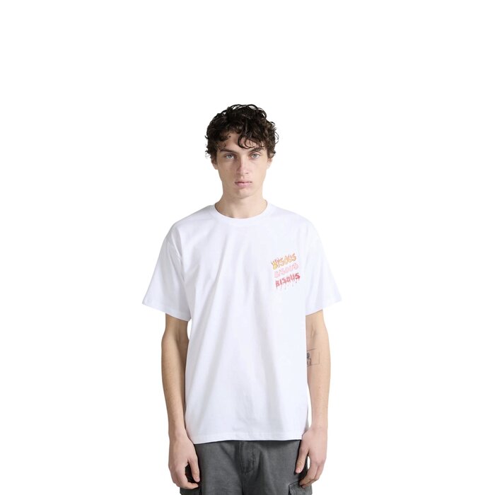 Bisous Skateboards Hot Bisous Blood T-Shirt - White
