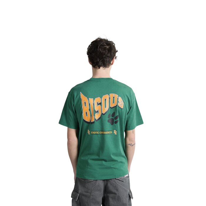 Bisous Skateboards Bob Cat T-Shirt - Forest