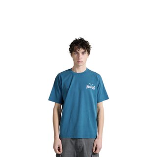 Bisous Skateboards Banzai T-Shirt - Petrol Blue