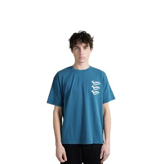 Bisous Skateboards Gianni T-Shirt - Petrol Blue
