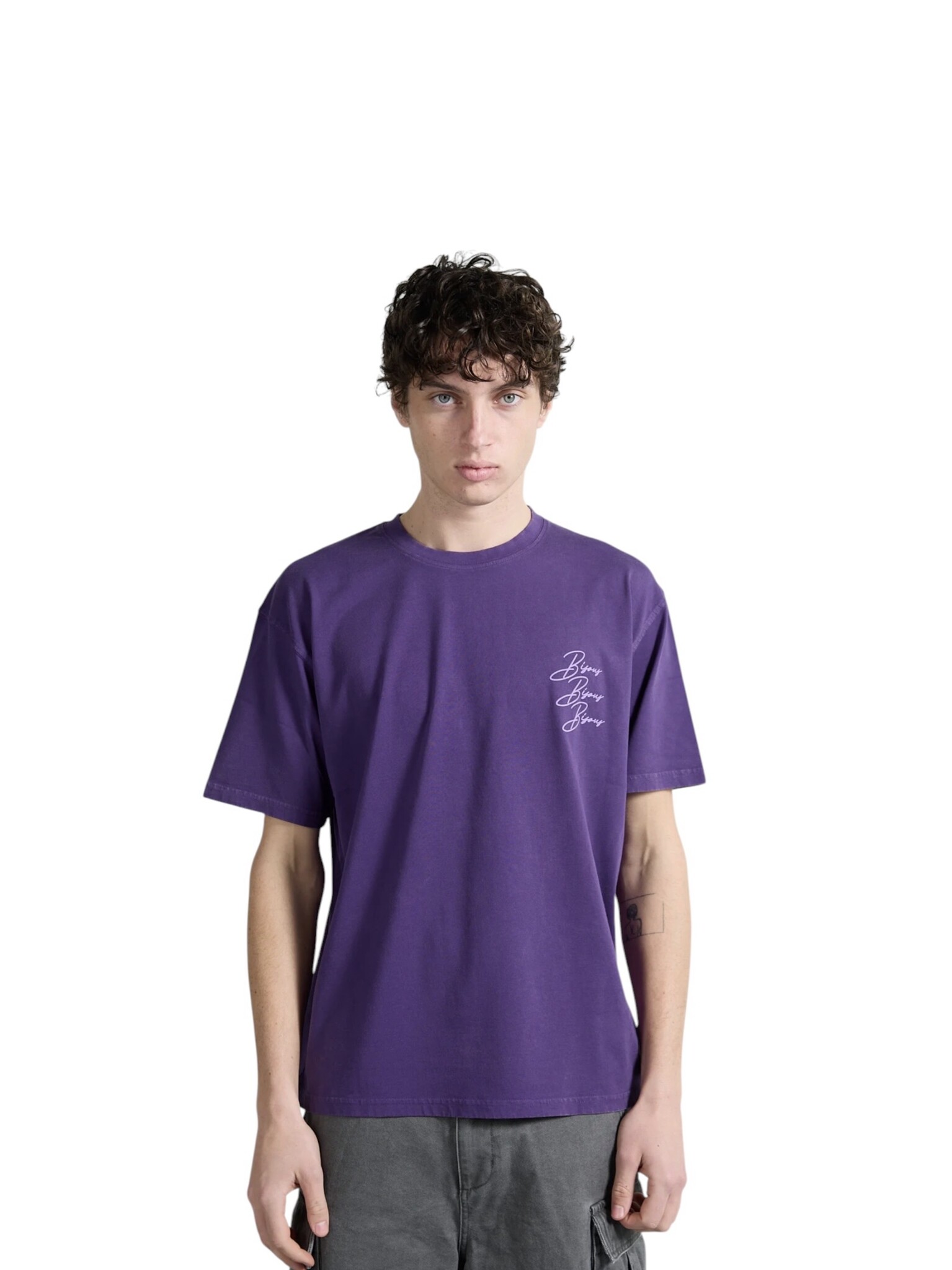 Bisous Skateboards Cigarette T-Shirt - Purple
