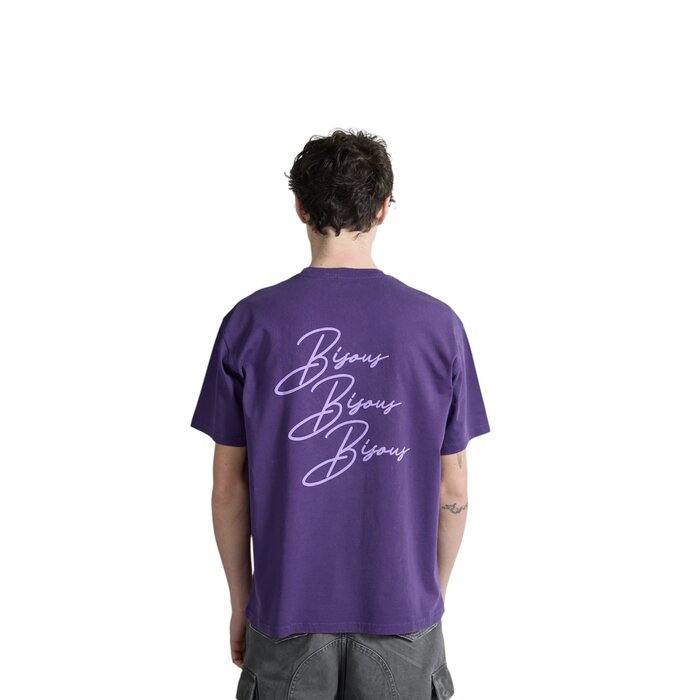 Bisous Skateboards Cigarette T-Shirt - Purple