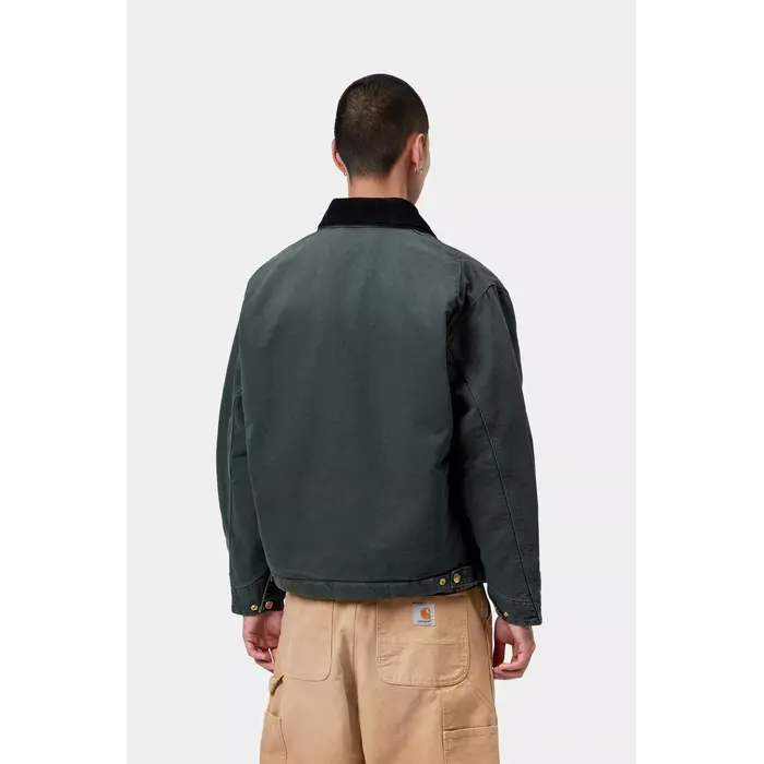 Carhartt WIP OG Detroit Jacket - Raven/Black (Stone Canvas)