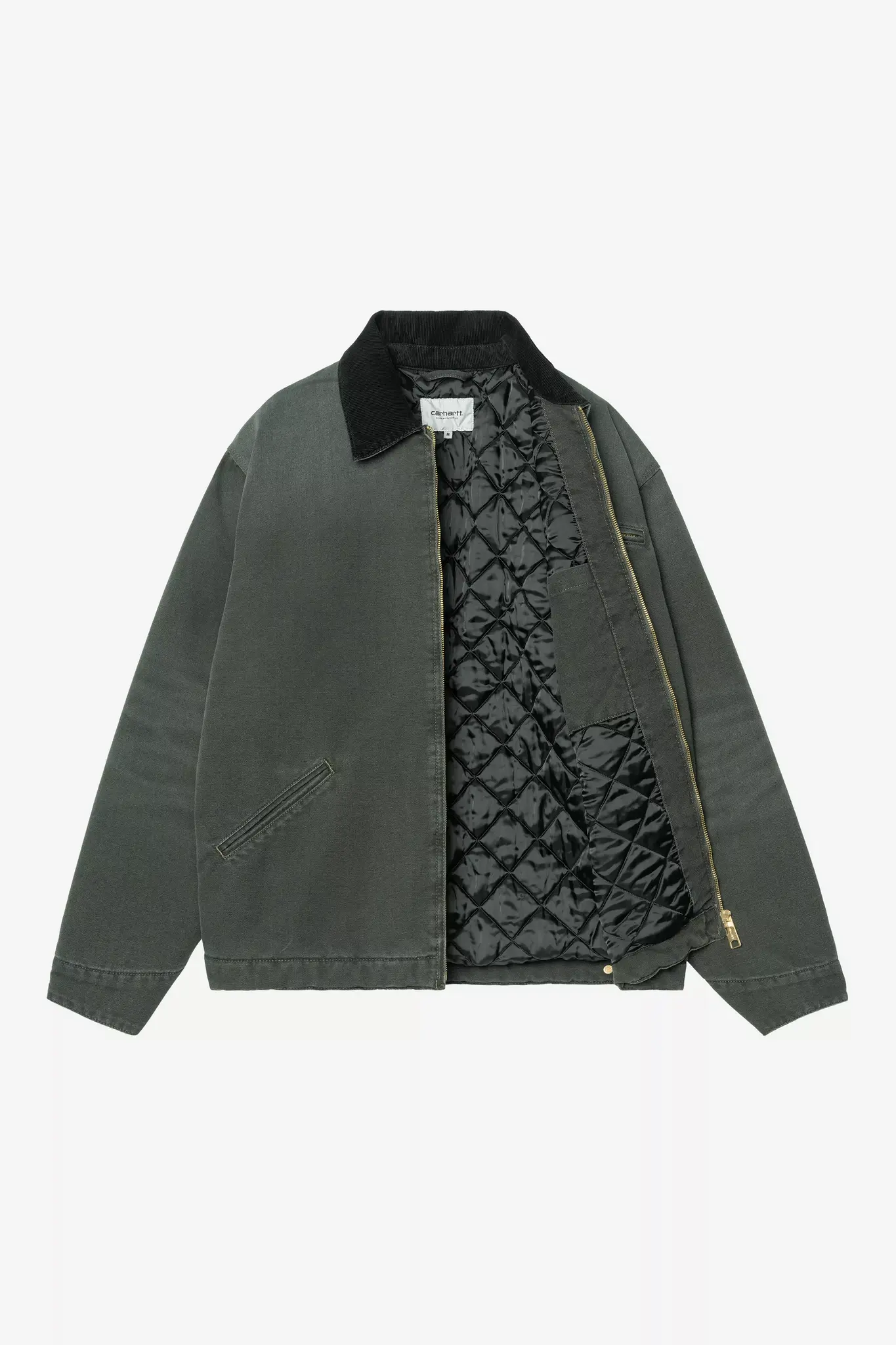 Carhartt WIP OG Detroit Jacket - Raven/Black (Stone Canvas)