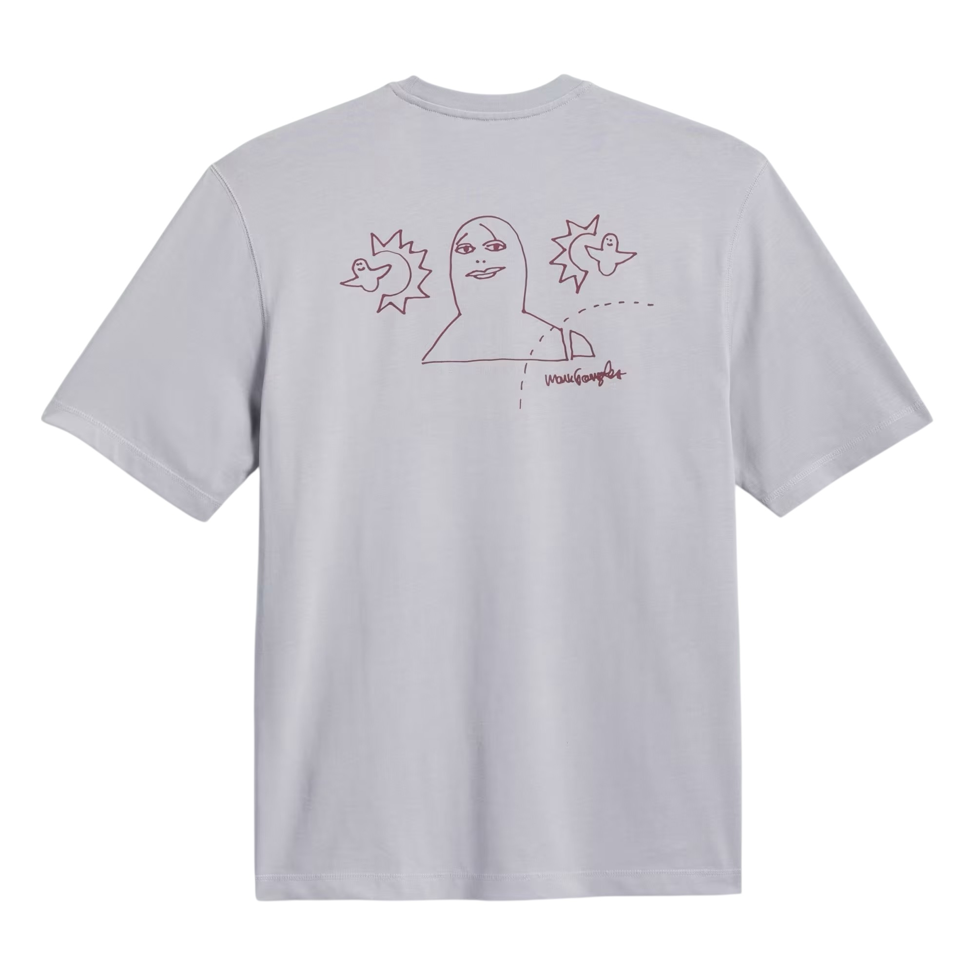 Adidas Skateboarding Gonzalez Not Amused Tee - Halo Silver/Shadow Red