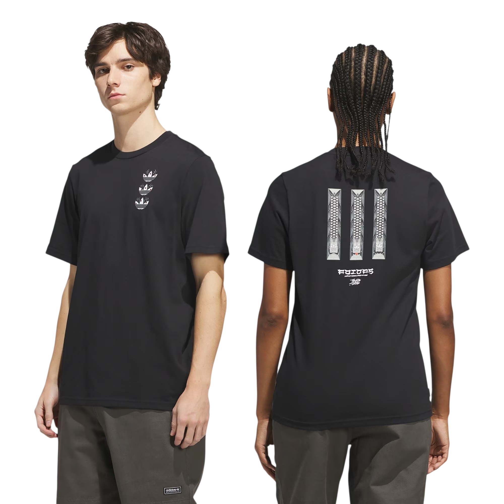 Adidas Skateboarding Temple Of Skate Curbs Tee - Black