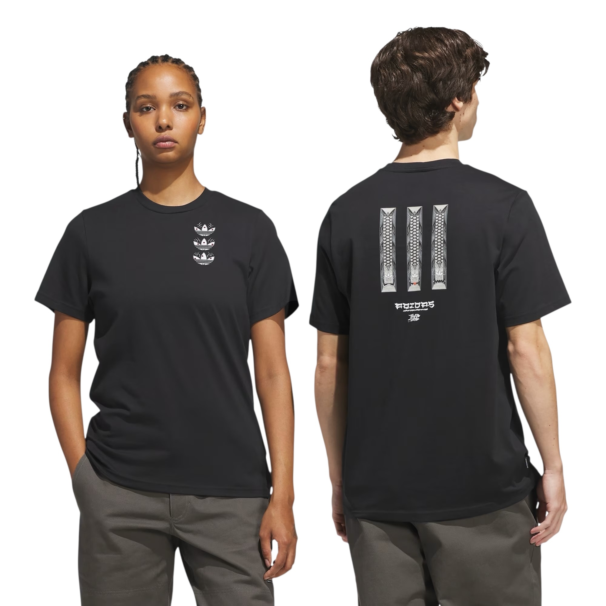 Adidas Skateboarding Temple Of Skate Curbs Tee - Black
