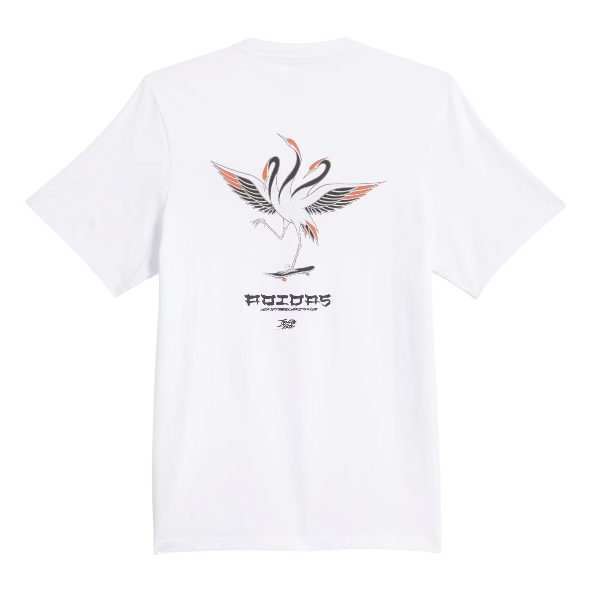 Adidas Skateboarding Temple Of Skate Crane Tee - White