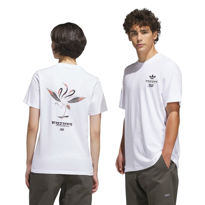 Adidas Skateboarding Temple Of Skate Crane Tee - White
