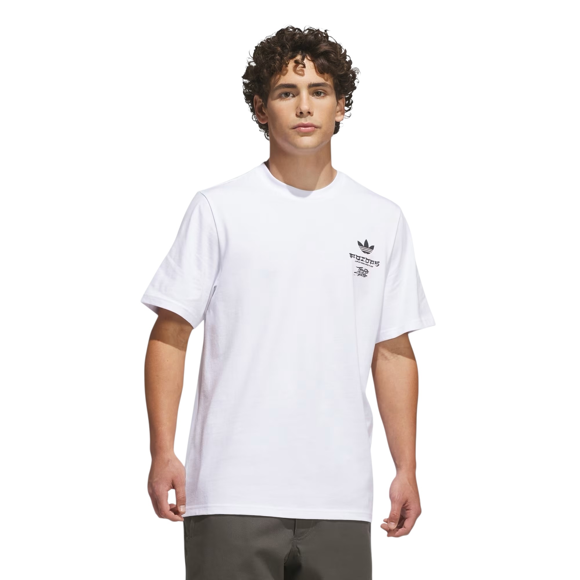 Adidas Skateboarding Temple Of Skate Crane Tee - White