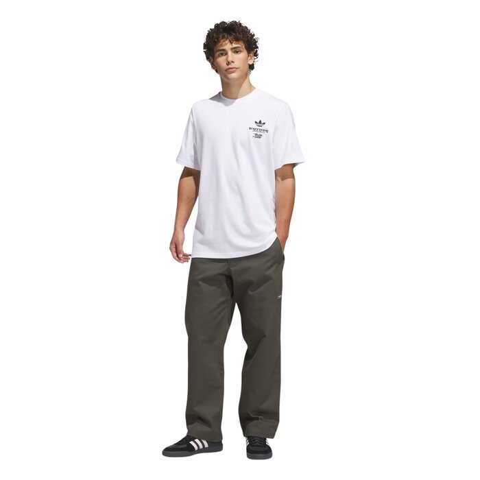 Adidas Skateboarding Temple Of Skate Crane Tee - White
