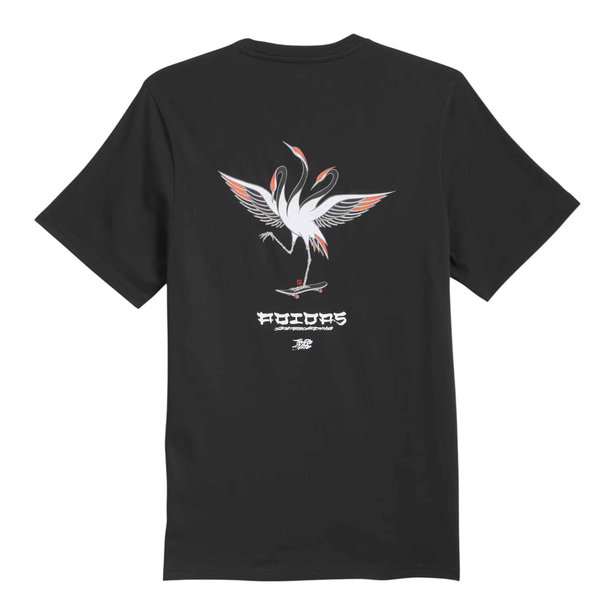 Adidas Skateboarding Temple Of Skate Crane Tee - Black