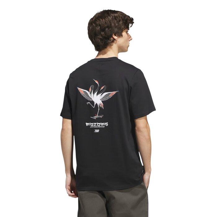 Adidas Skateboarding Temple Of Skate Crane Tee - Black