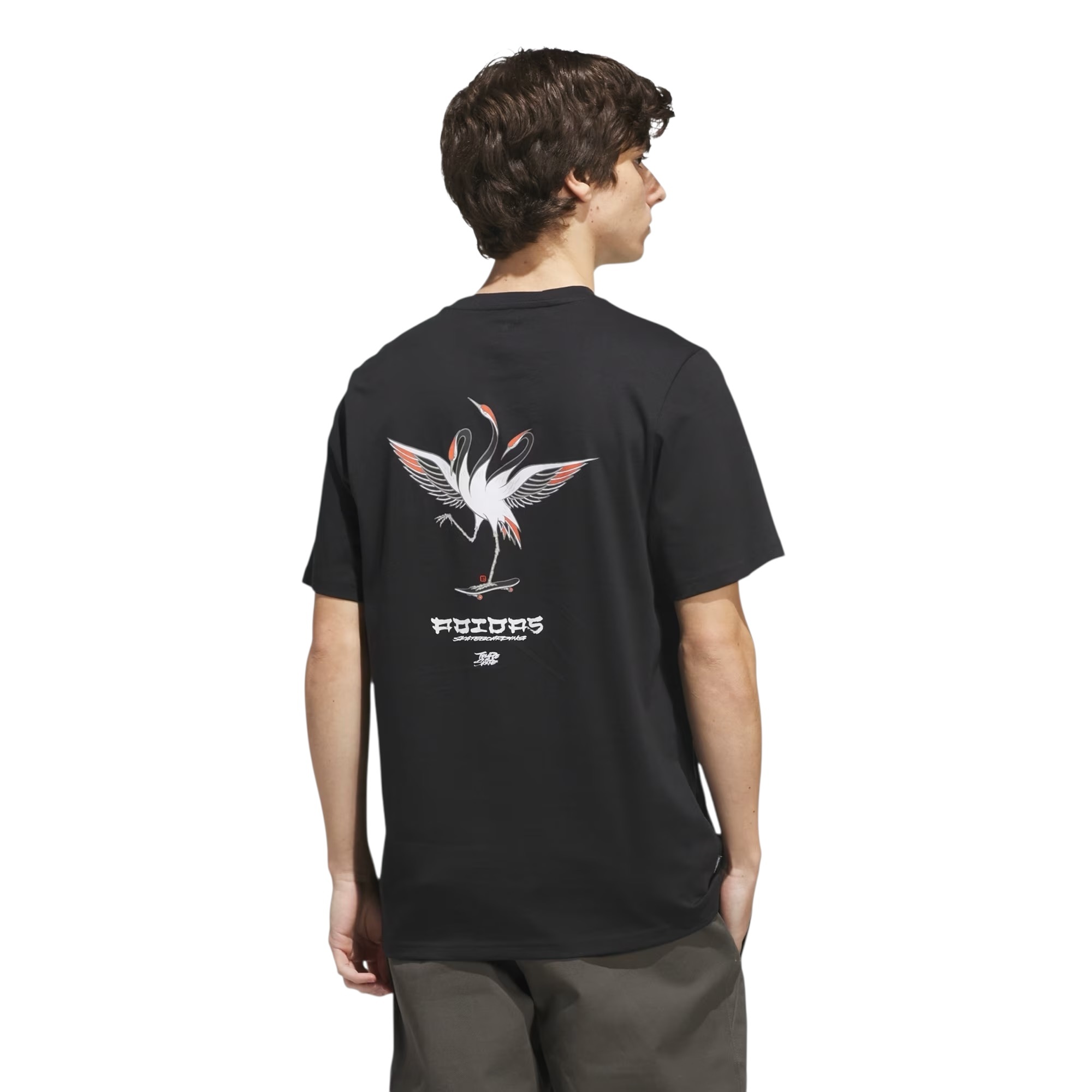 Adidas Skateboarding Temple Of Skate Crane Tee - Black