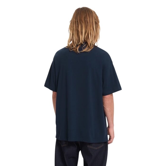 Volcom Wise Boi LSE S/S T-Shirt - Marine