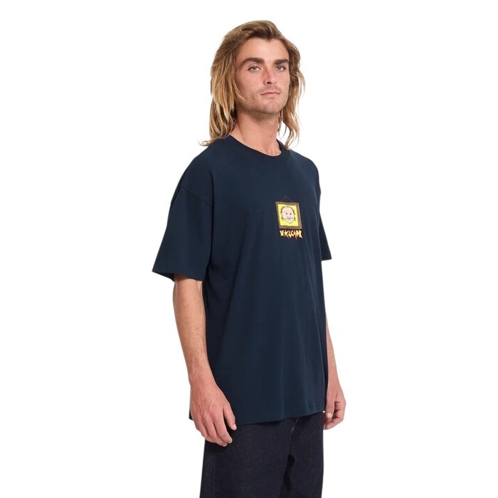 Volcom Wise Boi LSE S/S T-Shirt - Marine